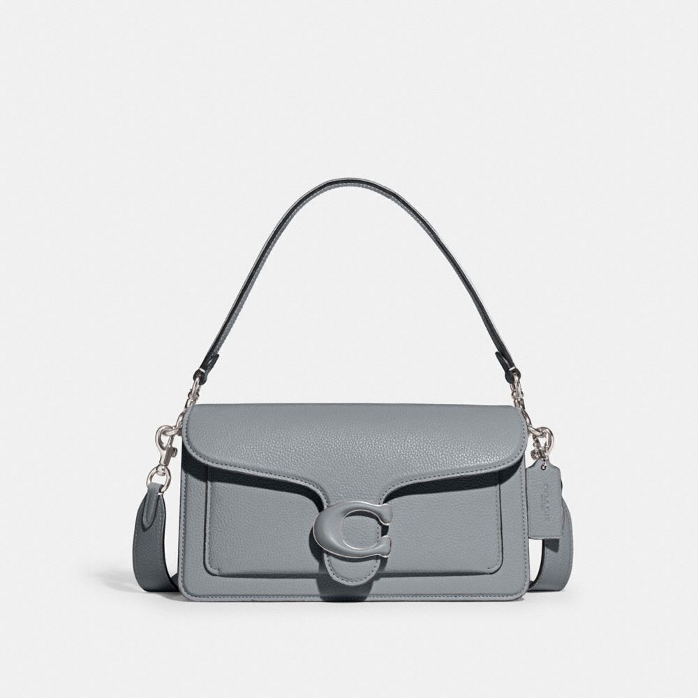 Coach Tabby Shoulder Bag 26 Gray Blue - Picture 2 of 16